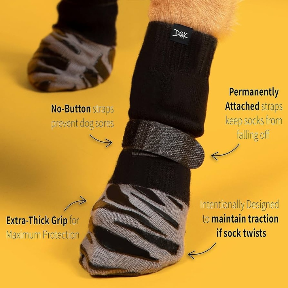 Premium Non-Slip Dog Socks